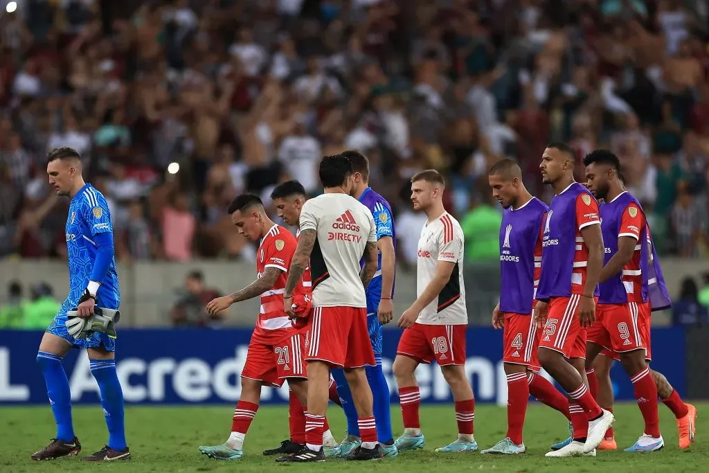 River cayó en Brasil ante Fluminense y se complicó en la Libertadores. Foto: Getty.
