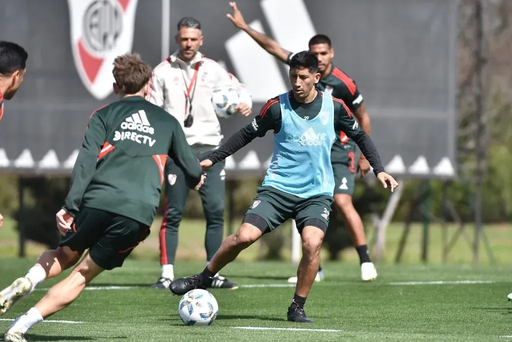 Aliendro se entrenó a la par y dejó atrás la lesión de hombro.