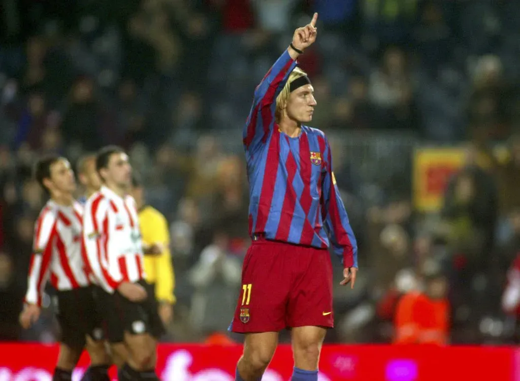 Maxi López en Barcelona.