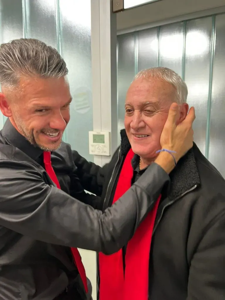 Beto Alonso y Demichelis. Fuente: (Instagram Beto Alonso).