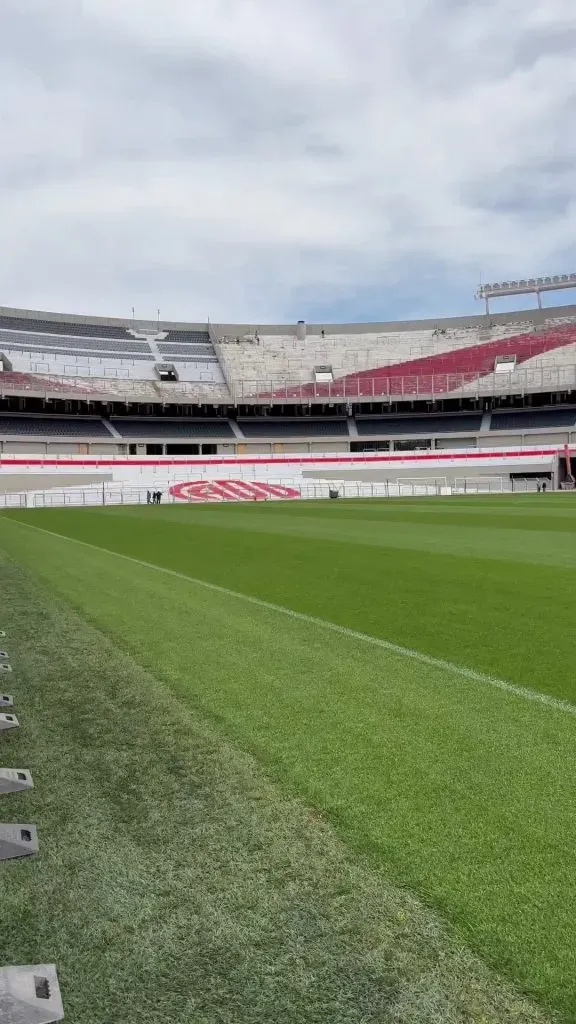 La Centenario Alta. Foto: @ObrasRiverPlate