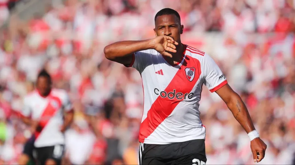 Rondón y el gol a Talleres. (Foto: Getty).