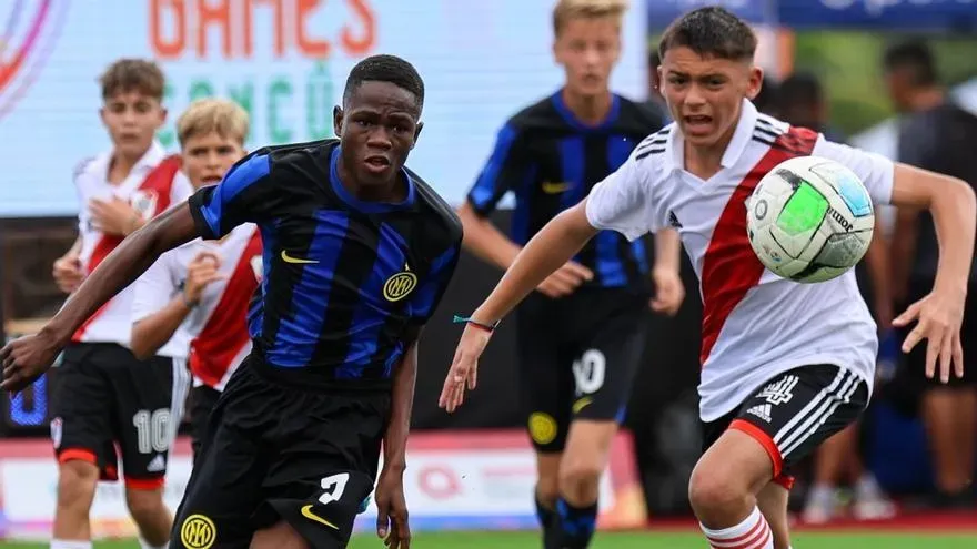 River le ganó a Inter de Milan en la fase de grupos. Foto: Fundación JRM.