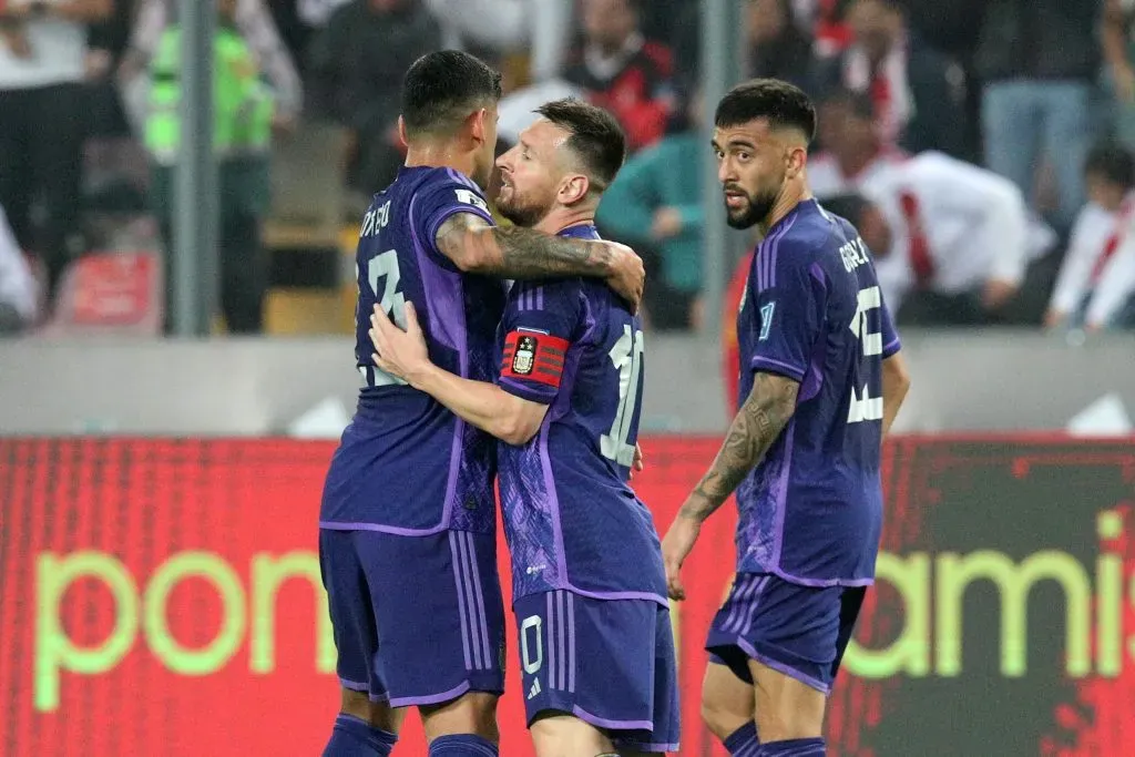 Lionel Messi, la gran figura de la Selección Argentina frente a Perú (Foto: Getty)