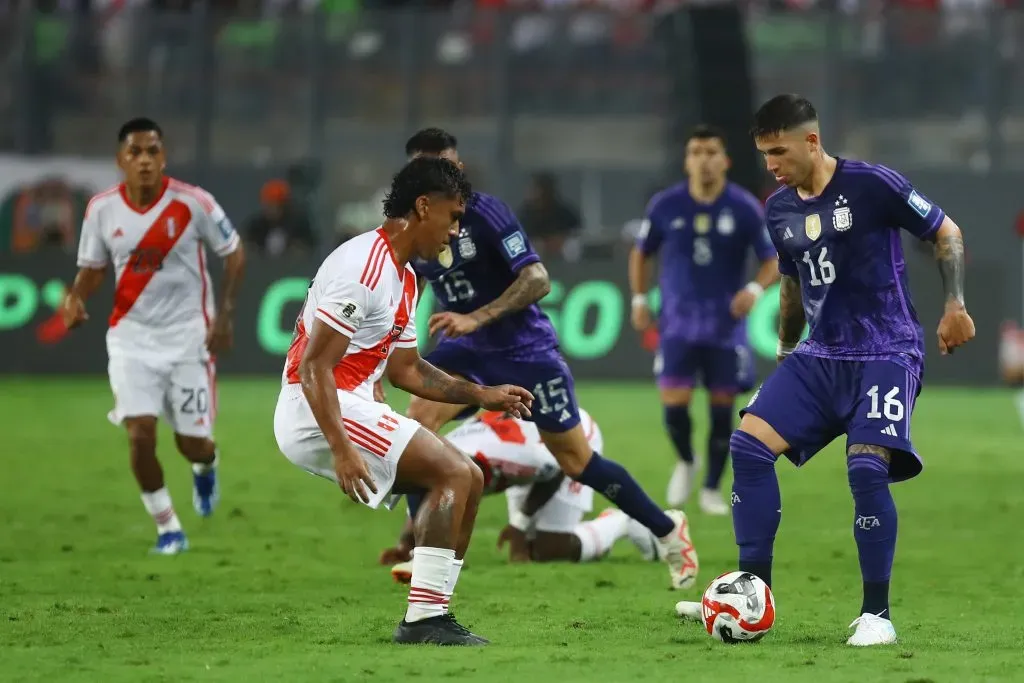 Enzo Fernández, otra vez figura en la Selección Argentina (Foto: Getty)
