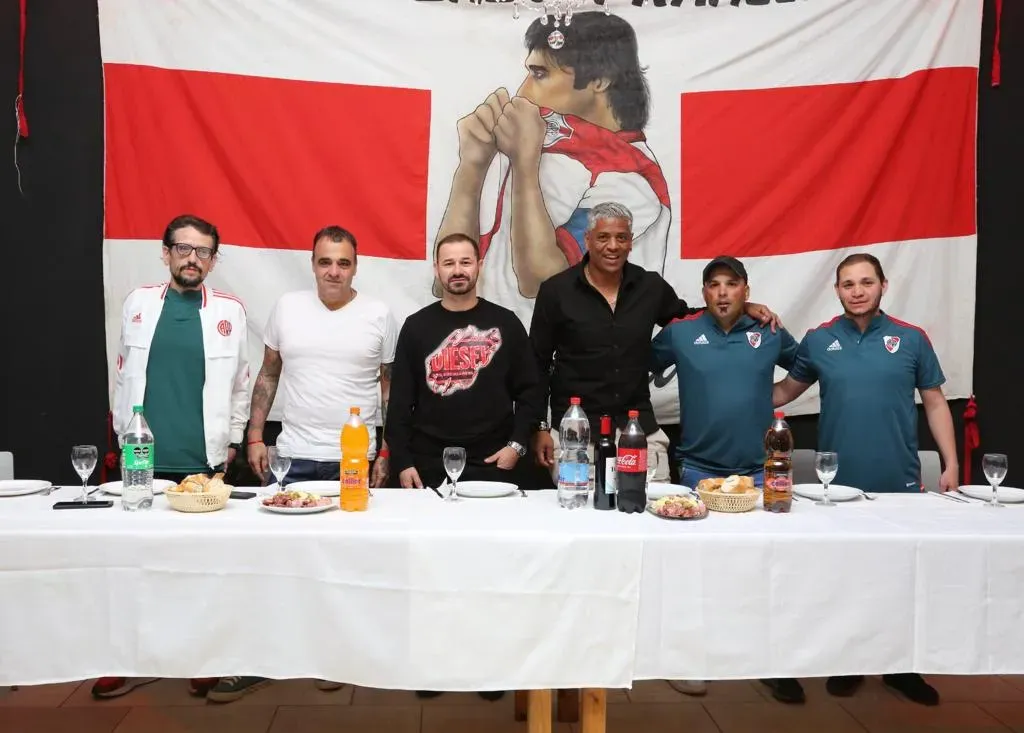 La presencia de Juan Carlos Amabile, Rodrigo Mora y Wilson Severino en la Filial Carlos Casares.