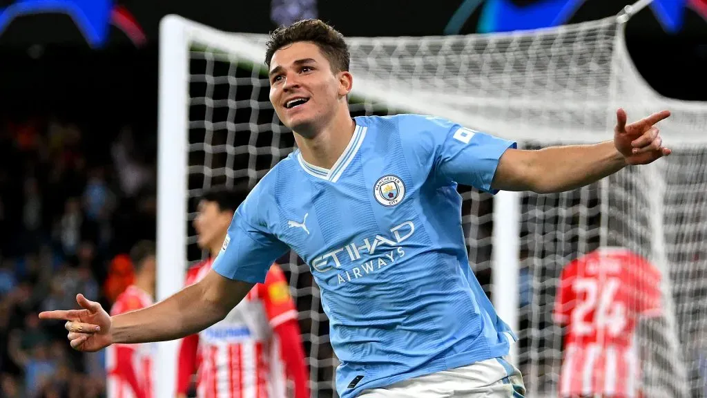 Julián viene haciendo estragos en el Manchester City, con goles a nivel local e internacional.