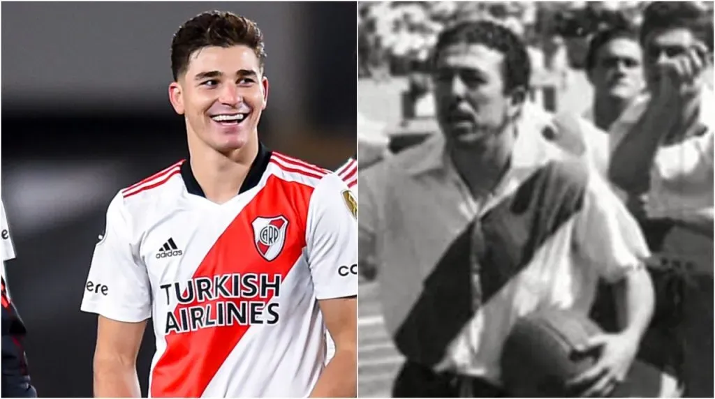 Julián tiene el mismo ritual que Labruna antes de los partidos. (Foto: Getty – @MuseoRiver).