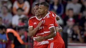 Rondón anotó dos goles en el último River vs. Huracán