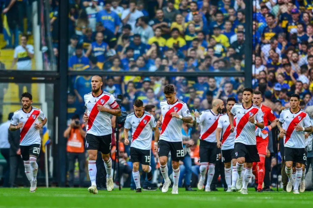 River enfrentaba a Boca en La Bombonera. (Foto: Getty).