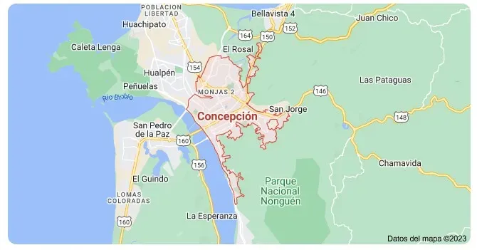 La ciudad de Concepción, el escenario elegido para el amistoso entre River Plate y Colo Colo.