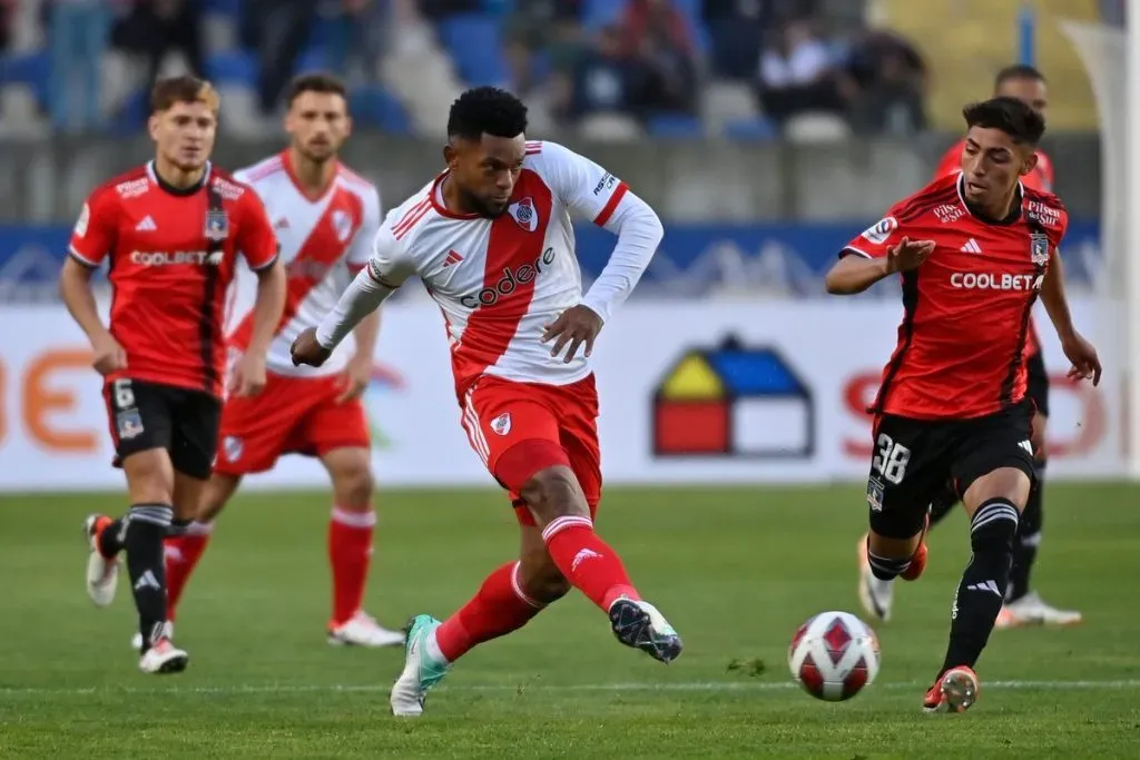 Borja no pudo marcar en Chile. (Foto: Prensa River)
