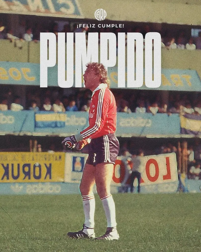Nery Pumpido. (Foto: @RiverPalte).