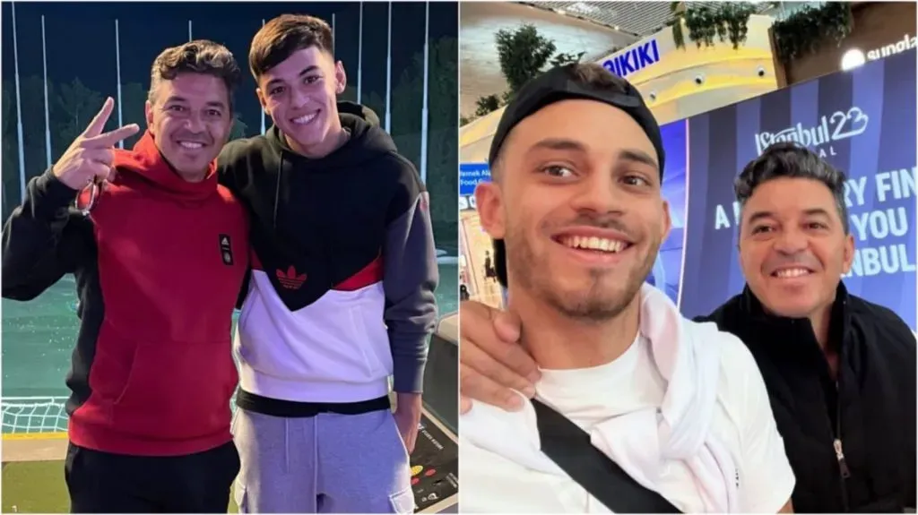 Gallardo fue saludado por su familia