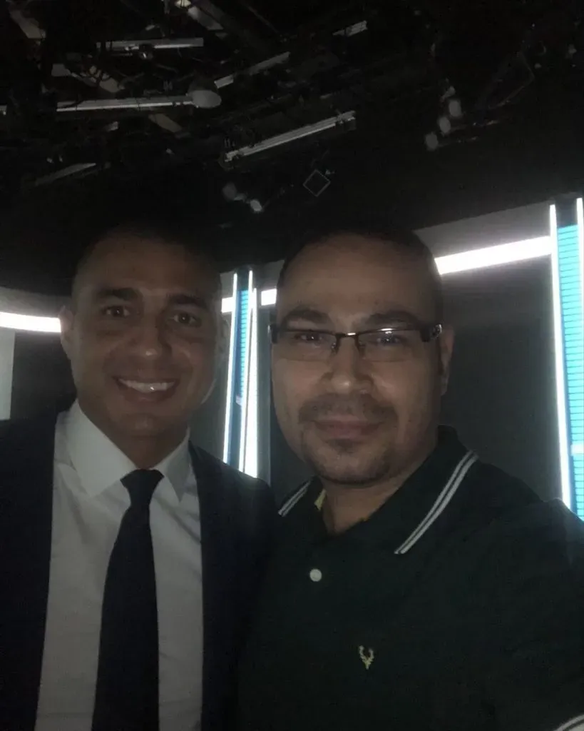 También hay foto con David Trezeguet en su cuenta de Instagram.