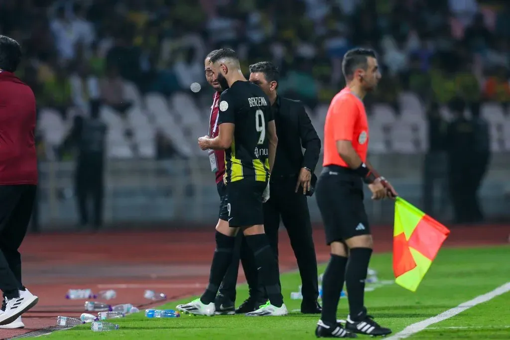 ¿Benzema se lesionó en el equipo de Gallardo? (Foto: Getty).