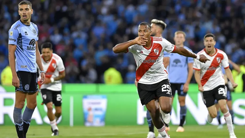 Rondón convirtió el gol de River