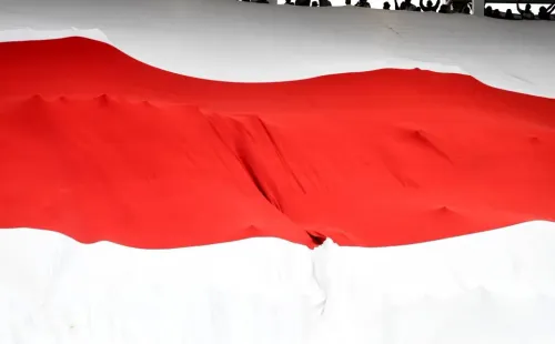 El telón de River en Córdoba (Foto: Diego Haliasz / La Página Millonaria)