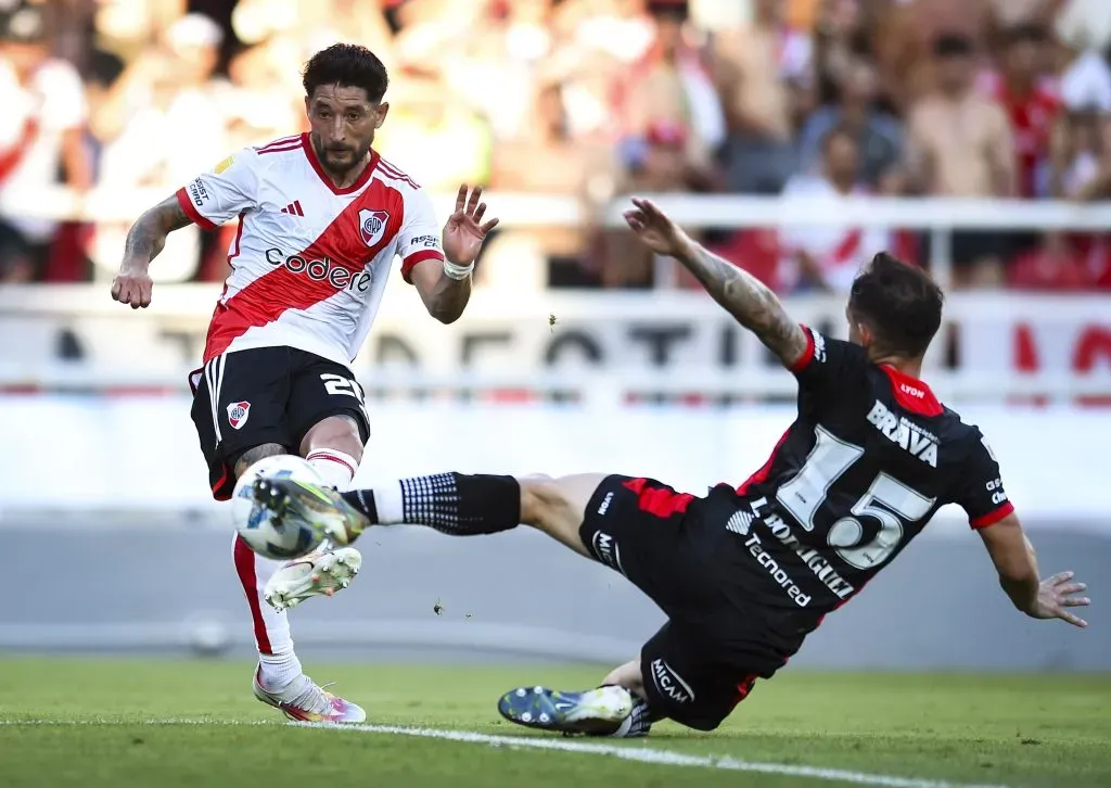 Casco es el lateral derecho con mayor eficacia de River. (Getty)