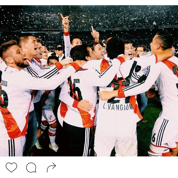 Osmar Ferreyra en uno de sus pasos por River Plate (@osmardferreyra11/Instagram)