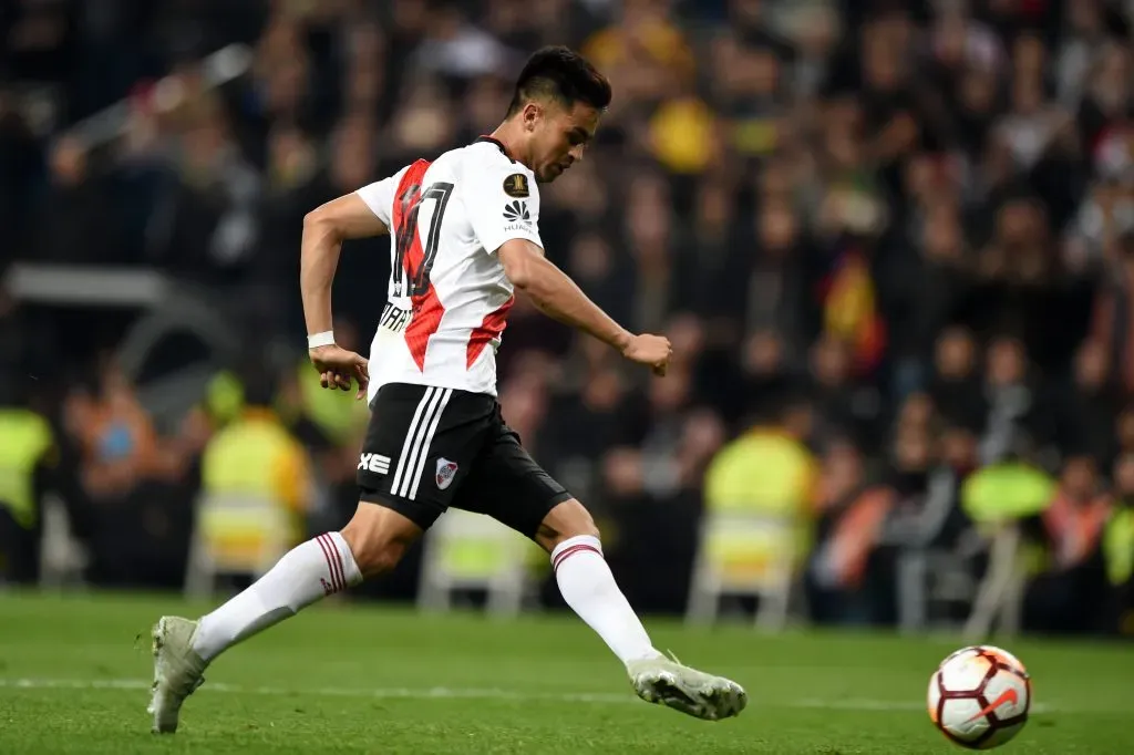 El Pity Martínez jugará su tercer partido con River un 9 de diciembre. (Getty)