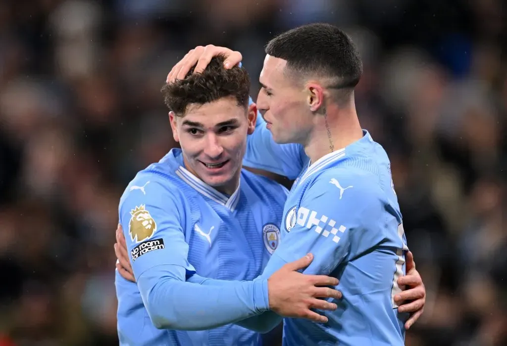 El Manchester City disfruta de Julián. (Foto: Getty).