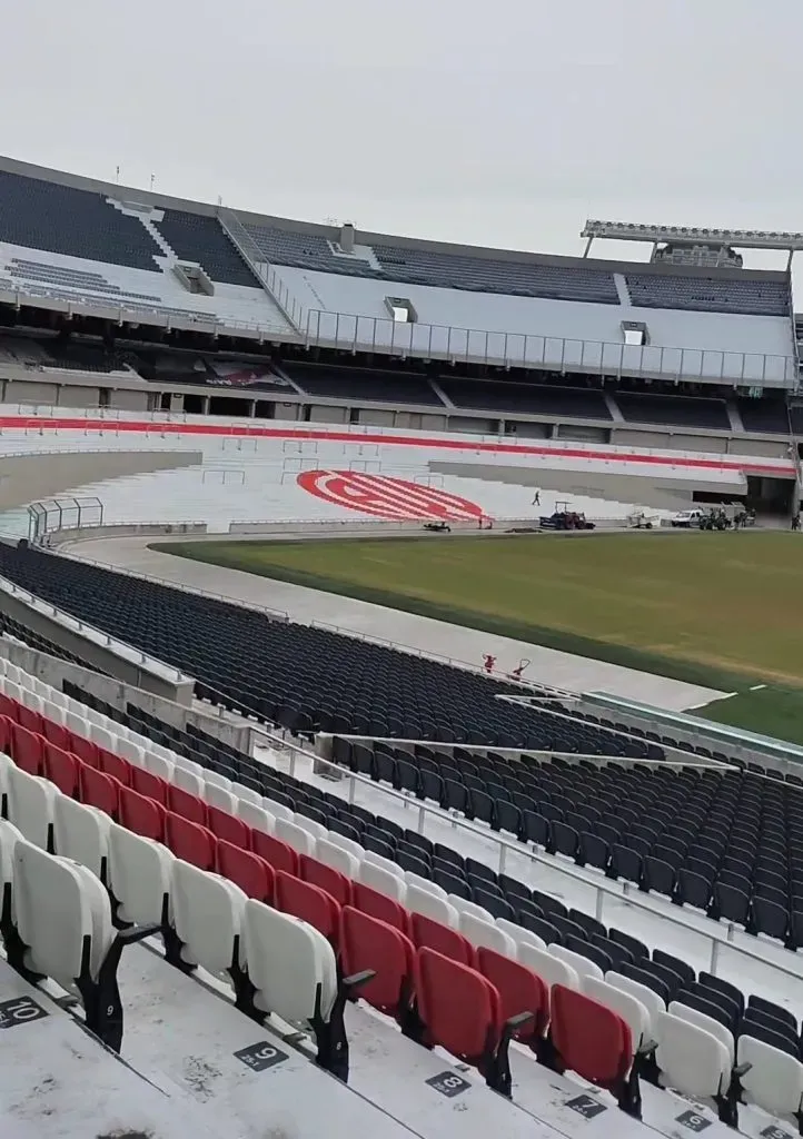 Tribuna Centenario. (Foto: @ObrasRiverPlate).