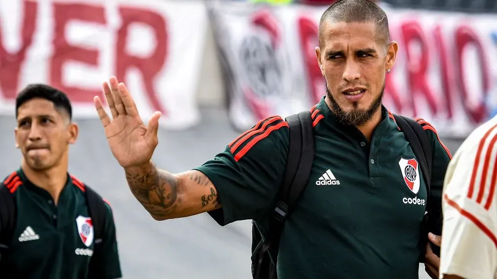 Jony no renovará y ya se despidió de los hinchas de River en el Monumental (Foto: Getty)