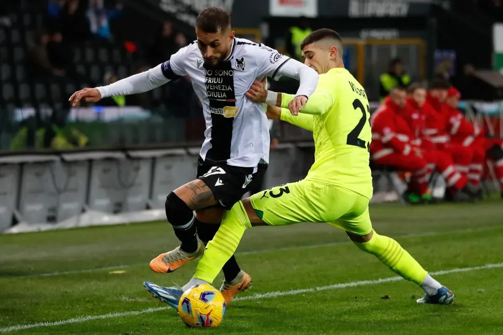 El Tucu Pereyra metió un gol y una asistencia con el Udinese. (Foto: Getty).