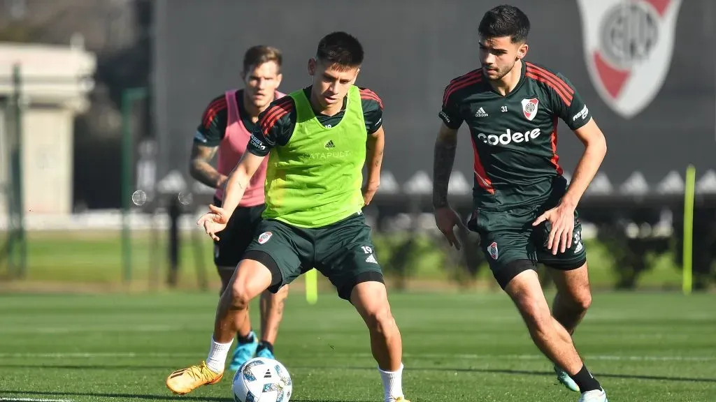 Echeverri tiene que renovar con River. (Foto: Prensa River).