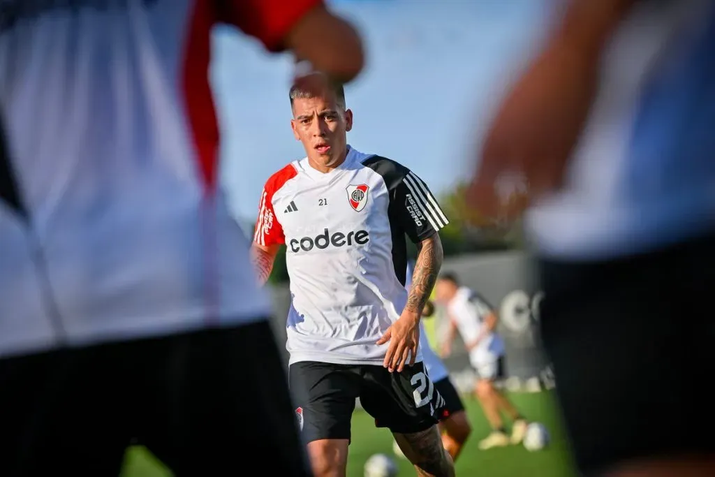 Esequiel Barco y su nuevo look para arrancar el 2024 (Foto: Prensa River)