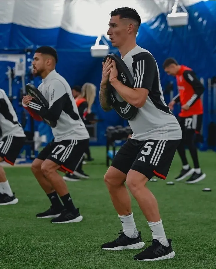 Kranevitter y el número cinco en su short. (Foto: Prensa River).