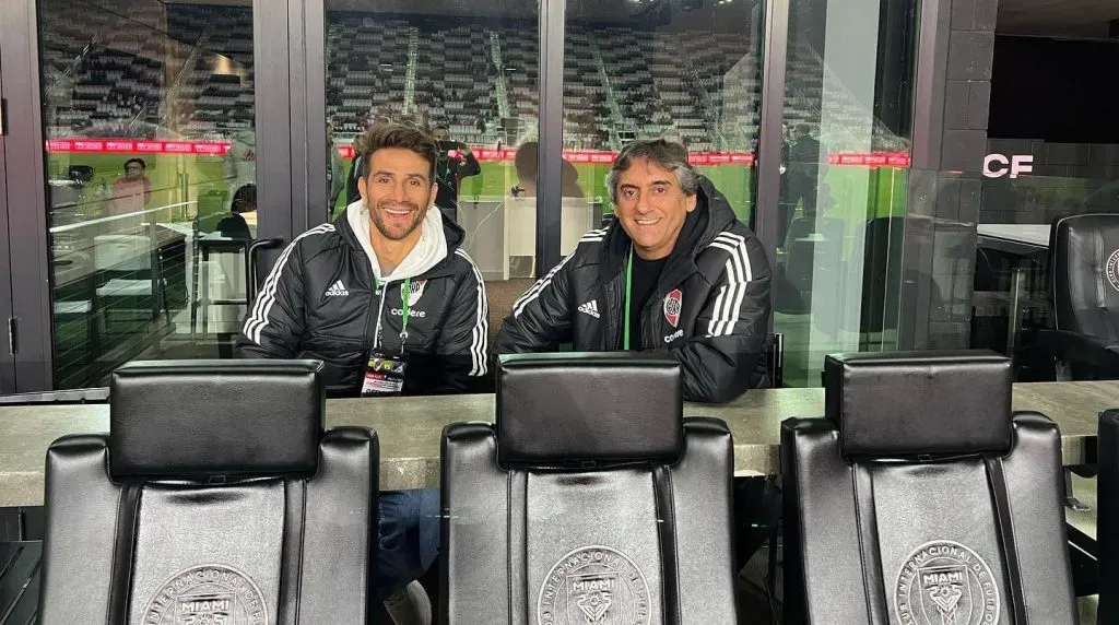 Ponzio dijo que junto a Francescoli acompañan a los juveniles. (Foto: Instagram Ponzio).