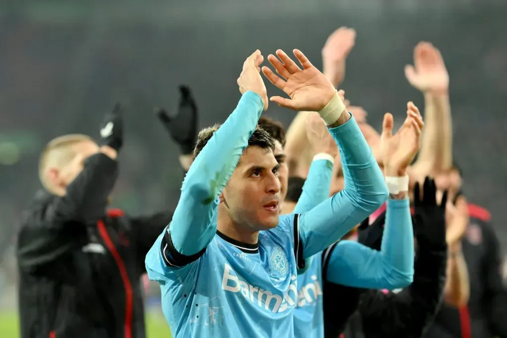 Palacios estiró el invicto del Leverkusen y lo colocó en la cima. (Foto: Getty).