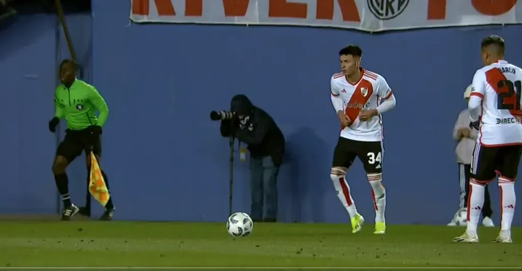 Mastantuono tuvo un gran debut con la primera de River.