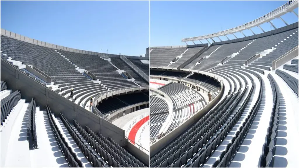 Ya están listas las butacas rebatibles. (Foto: Prensa River)