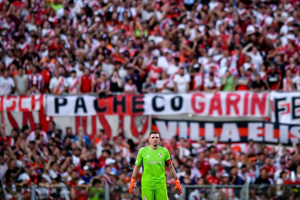 Franco Armani, el arquero que tiene River. (Foto: Getty)