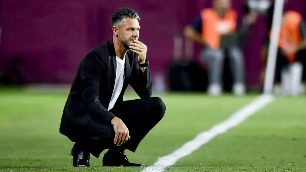 Demichelis evitó quejarse por los arbitrajes antes de enfrentar a Riestra.