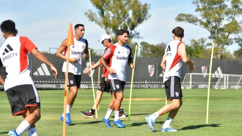 River y el compromiso del domingo. (Foto: Prensa River).