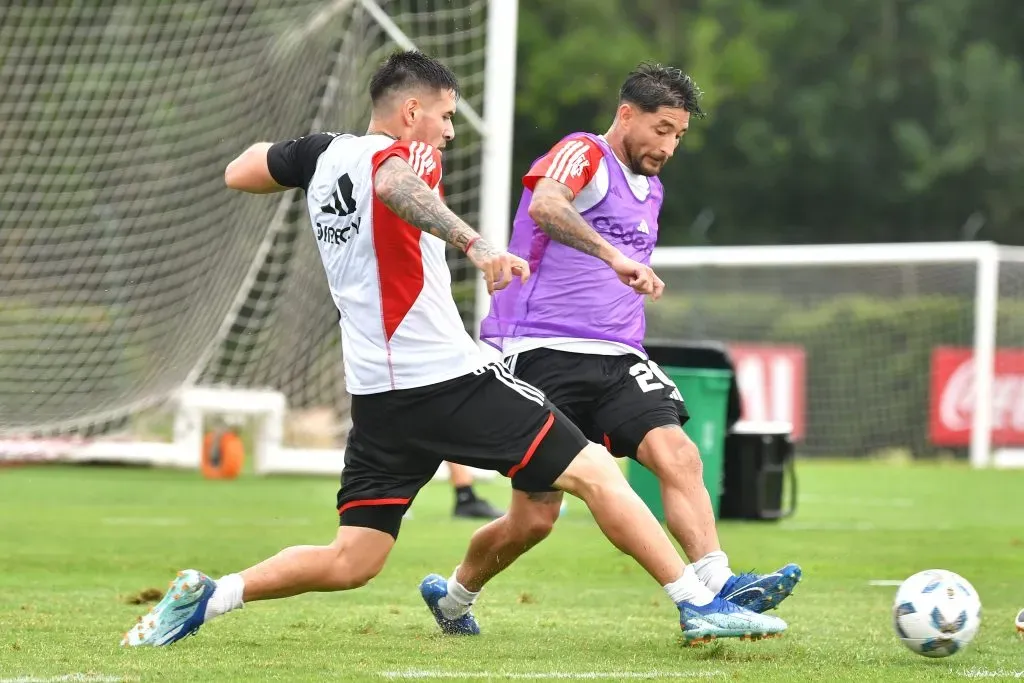 Casco apunta a regresar en el partido ante Atlético Tucumán. (Foto: Prensa River).