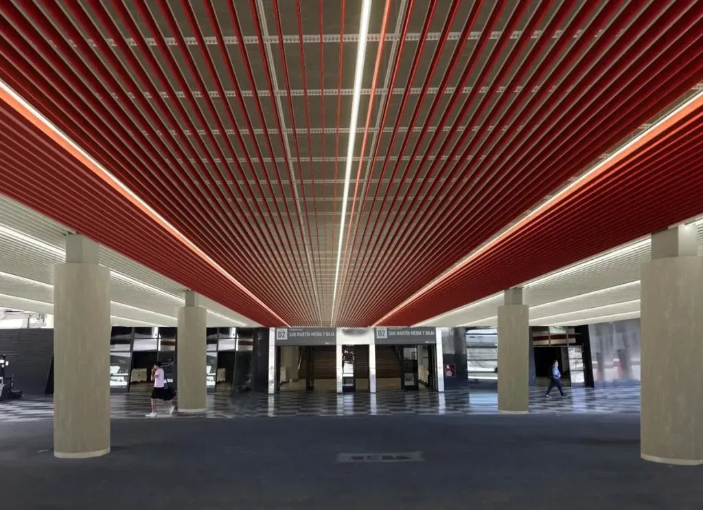El playó bajo terraza, con los colores del Más Grande (Foto: Prensa River)