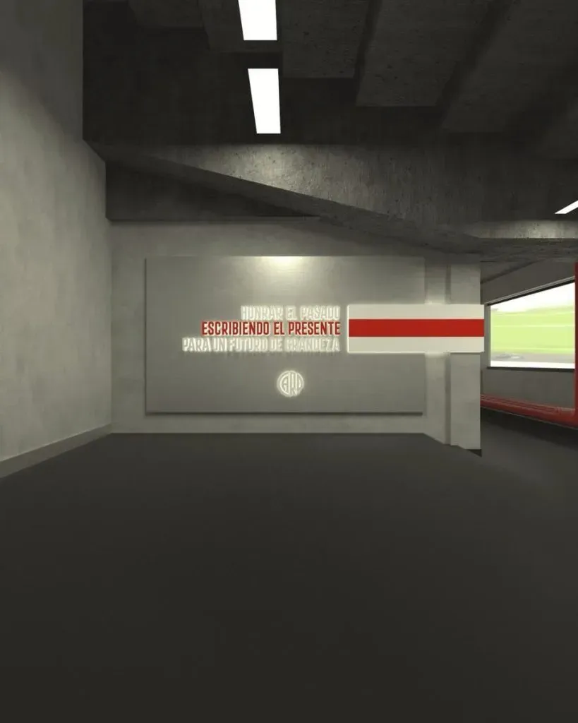 Más color y una frase para completar las obras en el túnel único (Foto: Prensa River)