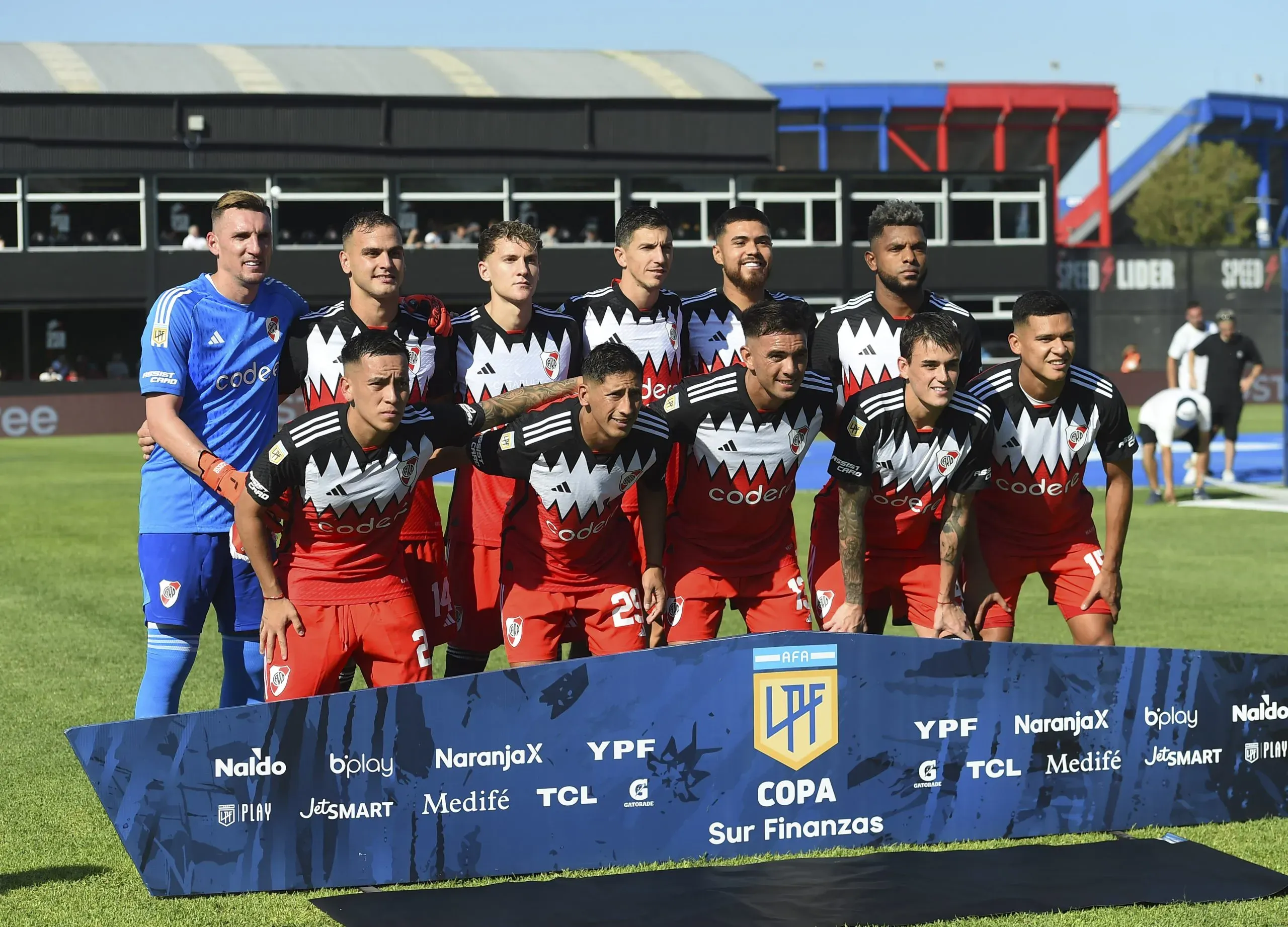 La formación de River ante Atlético Tucumán. (Getty)