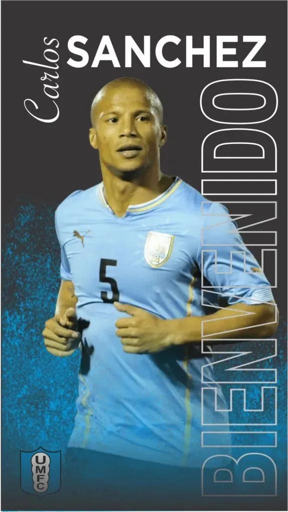 Carlos Sánchez es nuevo refuerzo de Uruguay Montevideo FC. (Foto: Prensa Uruguay Montevideo=.