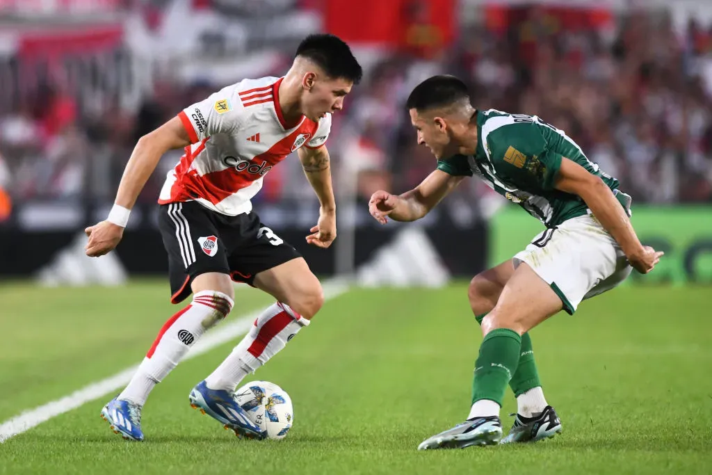 Franco Mastantuono, la gran perla de River. (Foto: Getty)