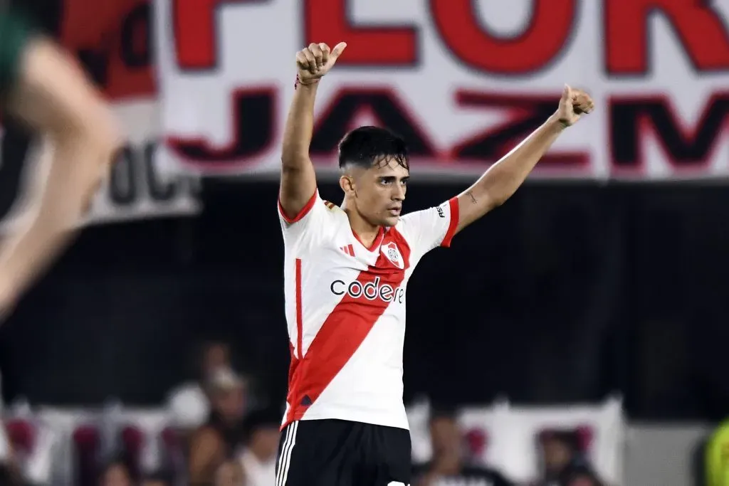 Solari consiguió el empate agónico para River. Foto: Getty.