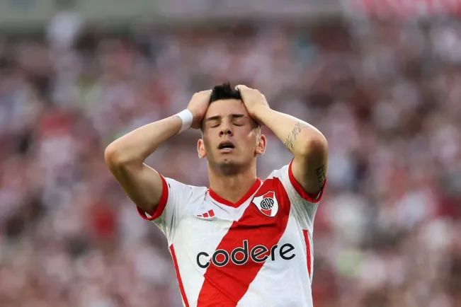 Franco Mastantuono viene sumando varios minutos. (Getty)