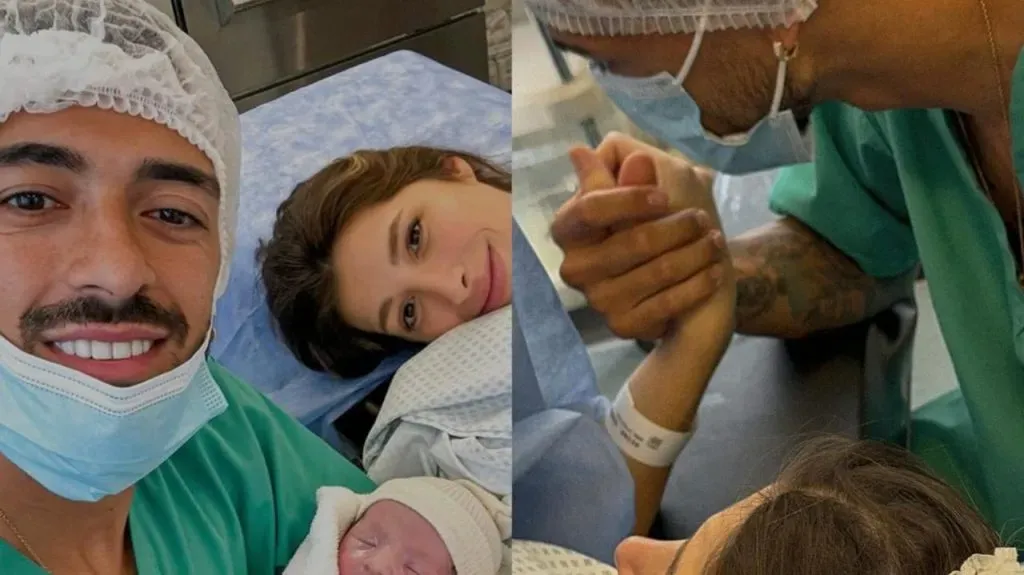 Hace algunas horas, Lanzini fue papá de su tercer hijo y ahora está listo para volver a las canchas.