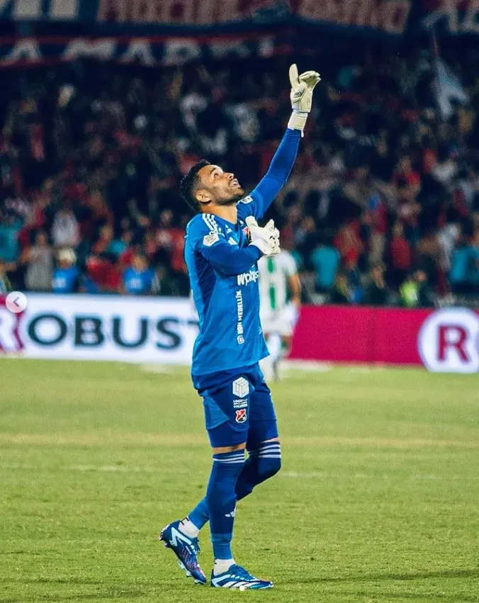 José Luis Chunga, arquero de Independiente Medellín (FOTO: @josechunga12).