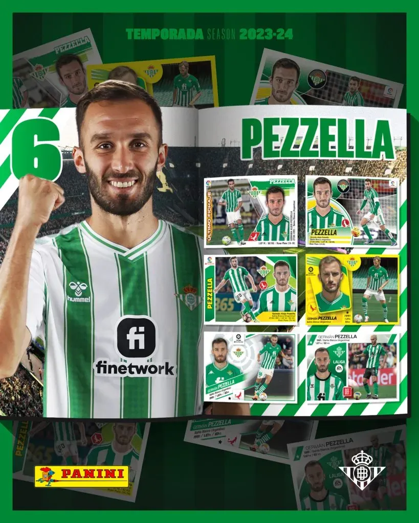 Hace poco, Pezzella renovó contrato con Betis.